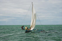 Anakao - Madagascar. © Philip Plisson / Plisson La Trinité / AA14412 - Photo Galleries - Rowing boat