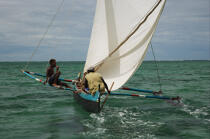 Anakao - Madagascar. © Philip Plisson / Plisson La Trinité / AA14413 - Photo Galleries - Rowing boat