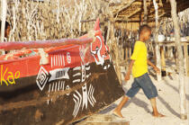 Anakao - Madagascar. © Philip Plisson / Plisson La Trinité / AA14425 - Photo Galleries - Rowing boat
