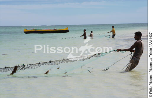 Anakao - Madagascar. - © Philip Plisson / Plisson La Trinité / AA14437 - Nos reportages photos - Filet de pêche