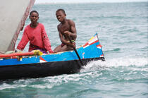 Anakao - Madagascar. © Philip Plisson / Plisson La Trinité / AA14439 - Photo Galleries - Rowing boat