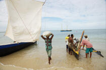 Anakao - Madagascar. © Philip Plisson / Plisson La Trinité / AA14450 - Nos reportages photos - Boutre