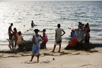 Ifaty - Madagascar. © Philip Plisson / Plisson La Trinité / AA14468 - Nos reportages photos - Filet de pêche