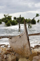 Ifaty - Madagascar. © Philip Plisson / Plisson La Trinité / AA14479 - Nos reportages photos - Elément d'un bateau