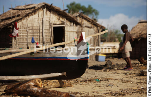Ifaty - Madagascar. - © Philip Plisson / Plisson La Trinité / AA14481 - Nos reportages photos - Cabane