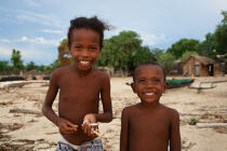 Ifaty - Madagascar. © Philip Plisson / Plisson La Trinité / AA14520 - Nos reportages photos - Enfant