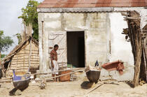 Ifaty - Madagascar. © Philip Plisson / Plisson La Trinité / AA14643 - Nos reportages photos - Village