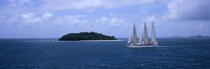 Le Ponant aux Seychelles. © Philip Plisson / Plisson La Trinité / AA15024 - Nos reportages photos - Ponant [le]
