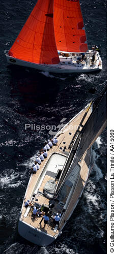 Silandra V pendant La Giraglia Rolex Cup 2007. - © Guillaume Plisson / Plisson La Trinité / AA15069 - Nos reportages photos - Panoramique vertical