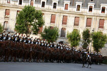 Republican guard. Quartier des Célestins © Philip Plisson / Plisson La Trinité / AA15100 - Photo Galleries - Horse
