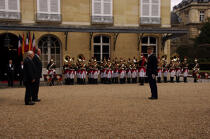 Palais du Luxembourg. Visite du roi d'Espagne © Philip Plisson / Plisson La Trinité / AA15168 - Nos reportages photos - Gendarmerie