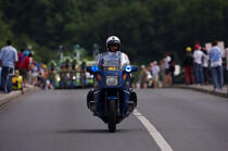Tour de France 2005. Escadron motocycliste. © Philip Plisson / Plisson La Trinité / AA15184 - Nos reportages photos - Moto