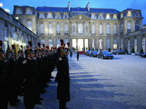 Republican guard. Palais de l'Elysée. © Philip Plisson / Plisson La Trinité / AA15220 - Photo Galleries - Police station