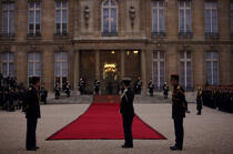 Republican guard. Palais de l'Elysée © Philip Plisson / Plisson La Trinité / AA15232 - Photo Galleries - Site of interest [75]