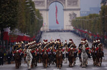 Fanfare de cavalerie © Philip Plisson / Plisson La Trinité / AA15254 - Nos reportages photos - Arc de Triomphe