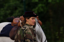 Republican guard. Bois de Vincennes. © Philip Plisson / Plisson La Trinité / AA15268 - Photo Galleries - Horse