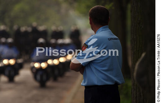 Escadron motocycliste - © Philip Plisson / Plisson La Trinité / AA15276 - Nos reportages photos - Escadron moto
