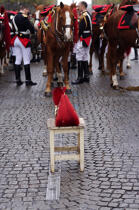 Champs Elysées. Marchepied © Philip Plisson / Plisson La Trinité / AA15288 - Nos reportages photos - Régiment de cavalerie