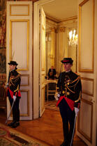 Republican guard. Palais de l'Elysée © Philip Plisson / Plisson La Trinité / AA15297 - Photo Galleries - Army