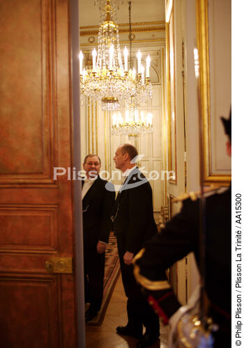 Palais de l'Elysée. Huissier - © Philip Plisson / Plisson La Trinité / AA15300 - Nos reportages photos - Ile-de-France