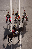 Arc de triomphe. Emblème du régiment de cavalerie. © Philip Plisson / Plisson La Trinité / AA15303 - Nos reportages photos - Gendarmerie