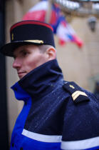 Republican guard. Hôtel Matignon © Philip Plisson / Plisson La Trinité / AA15309 - Photo Galleries - Army