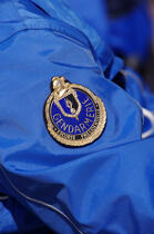 Détail d'uniforme de l'escorte présidentielle © Philip Plisson / Plisson La Trinité / AA15310 - Nos reportages photos - Gendarmerie