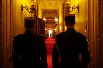 Republican guard. Palais du Luxembourg © Philip Plisson / Plisson La Trinité / AA15319 - Photo Galleries - Army
