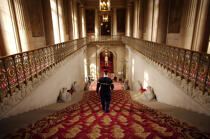 Palais du Luxembourg. Escalier d'honneur du Sénat © Philip Plisson / Plisson La Trinité / AA15320 - Nos reportages photos - Garde Républicaine