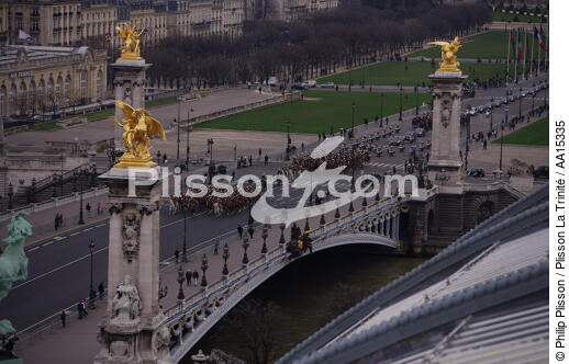 Pont Alexandre III. - © Philip Plisson / Plisson La Trinité / AA15335 - Nos reportages photos - Paris
