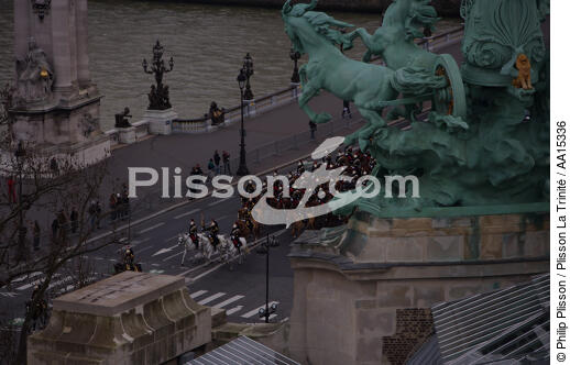 Grand palais. Quadrige de Récipon - © Philip Plisson / Plisson La Trinité / AA15336 - Nos reportages photos - Paris