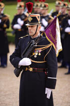 Republican guard. Caserne Derose © Philip Plisson / Plisson La Trinité / AA15339 - Photo Galleries - Army
