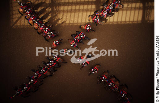 Quartier des Célestins. Carrousel - © Philip Plisson / Plisson La Trinité / AA15341 - Nos reportages photos - Régiment de cavalerie