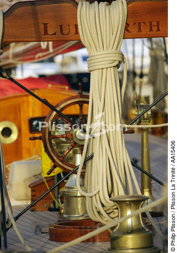 Classic Week 2007 - © Philip Plisson / Plisson La Trinité / AA15406 - Photo Galleries - Deck [of boat]
