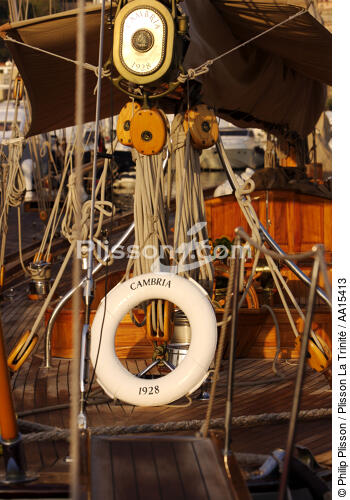 Classic Week 2007 - © Philip Plisson / Plisson La Trinité / AA15413 - Photo Galleries - Elements of boat