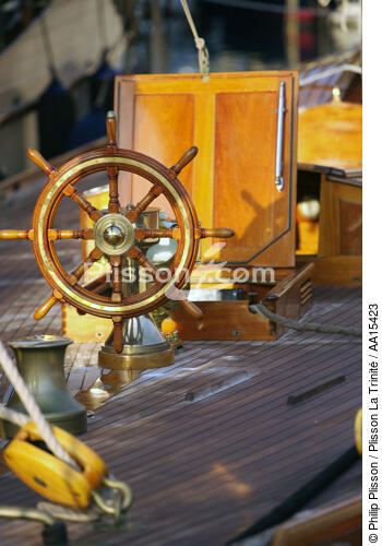 Classic Week 2007 - © Philip Plisson / Plisson La Trinité / AA15423 - Nos reportages photos - Pont [d'un bateau]
