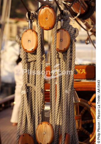 Classic Week 2007 - © Philip Plisson / Plisson La Trinité / AA15443 - Photo Galleries - Elements of boat