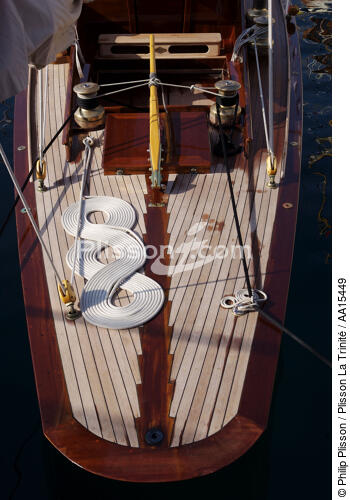 Classic Week 2007 - © Philip Plisson / Plisson La Trinité / AA15449 - Nos reportages photos - Elément d'un bateau