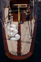 Classic Week 2007 © Philip Plisson / Plisson La Trinité / AA15449 - Nos reportages photos - Elément d'un bateau