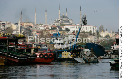 Istanbul - Kumkapi - Port de pêche - © Philip Plisson / Plisson La Trinité / AA15585 - Nos reportages photos - Istanbul