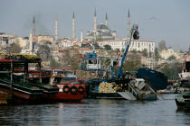 Istanbul - Kumkapi - Port de pêche © Philip Plisson / Plisson La Trinité / AA15585 - Nos reportages photos - Istanbul
