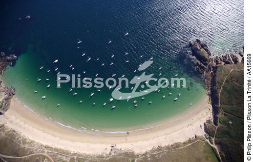 Plage Sud Est de Houat - © Philip Plisson / Plisson La Trinité / AA15669 - Nos reportages photos - Houat