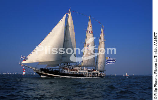 Capitan Miranda. - © Philip Plisson / Plisson La Trinité / AA15977 - Photo Galleries - Three masts