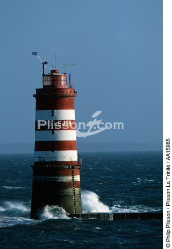 Grand Léjon lighthouse. - © Philip Plisson / Plisson La Trinité / AA15985 - Photo Galleries - Lighthouse [22]