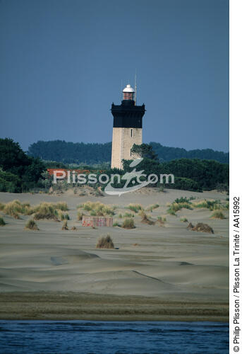 Espiguette lighthouse. - © Philip Plisson / Plisson La Trinité / AA15992 - Photo Galleries - Languedoc-Roussillon