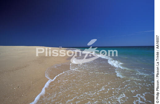 La grande plage de Houat. - © Philip Plisson / Plisson La Trinité / AA16007 - Nos reportages photos - Houat
