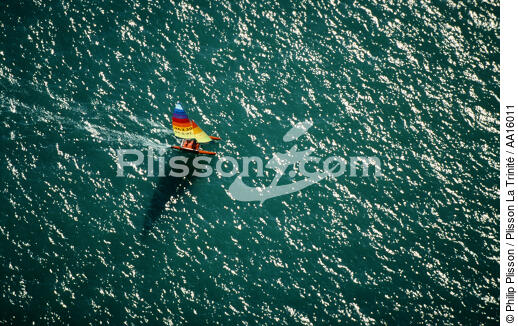 Catamaran. - © Philip Plisson / Plisson La Trinité / AA16011 - Nos reportages photos - Multicoque de sport et loisirs