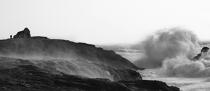 La pointe du Percho à Quiberon © Guillaume Plisson / Plisson La Trinité / AA16257 - Nos reportages photos - Noir et blanc