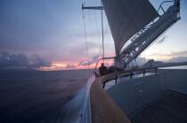 Le Ponant © Philip Plisson / Plisson La Trinité / AA16418 - Nos reportages photos - Elément d'un bateau