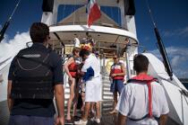 Le Ponant © Philip Plisson / Plisson La Trinité / AA16420 - Nos reportages photos - Elément d'un bateau